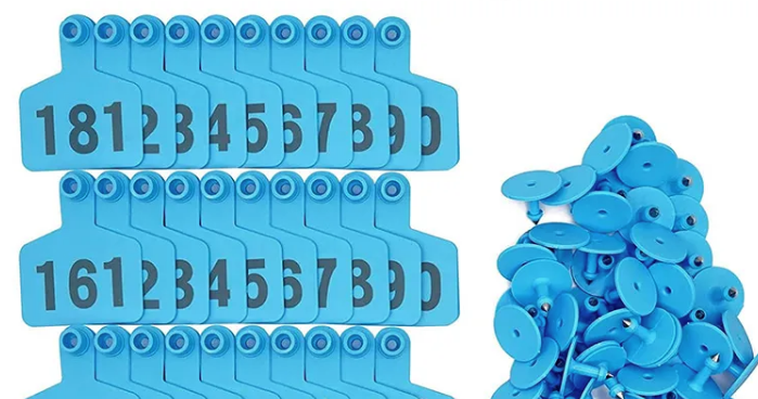 Customizable Livestock Ear Tag Identification Kit for Cattle, Horses, Pigs, Goats, Sheep, and Big Animals