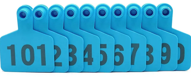 Customizable Livestock Ear Tag Identification Kit for Cattle, Horses, Pigs, Goats, Sheep, and Big Animals