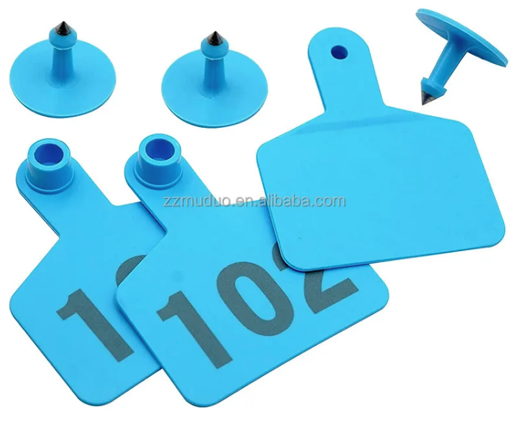 Customizable Livestock Ear Tag Identification Kit for Cattle, Horses, Pigs, Goats, Sheep, and Big Animals