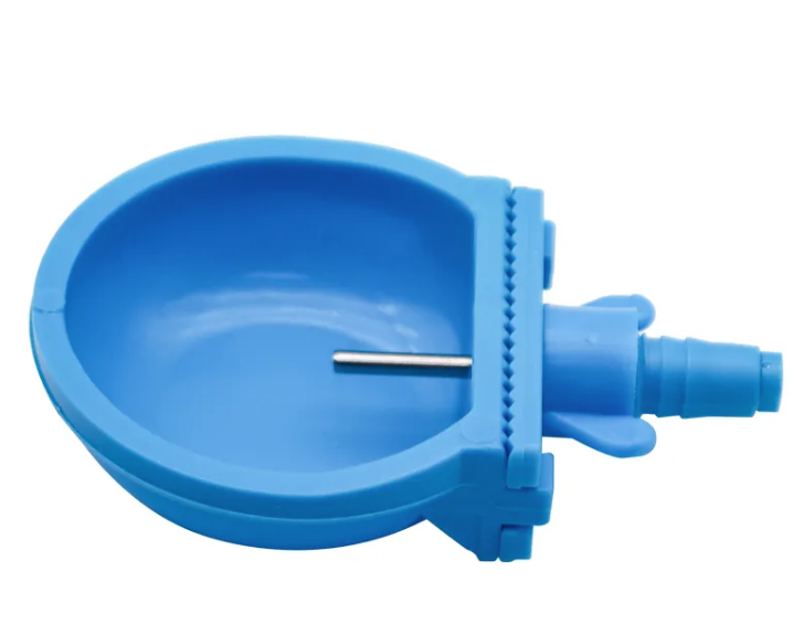 Blue Plastic Automatic Rabbit Water Bowl