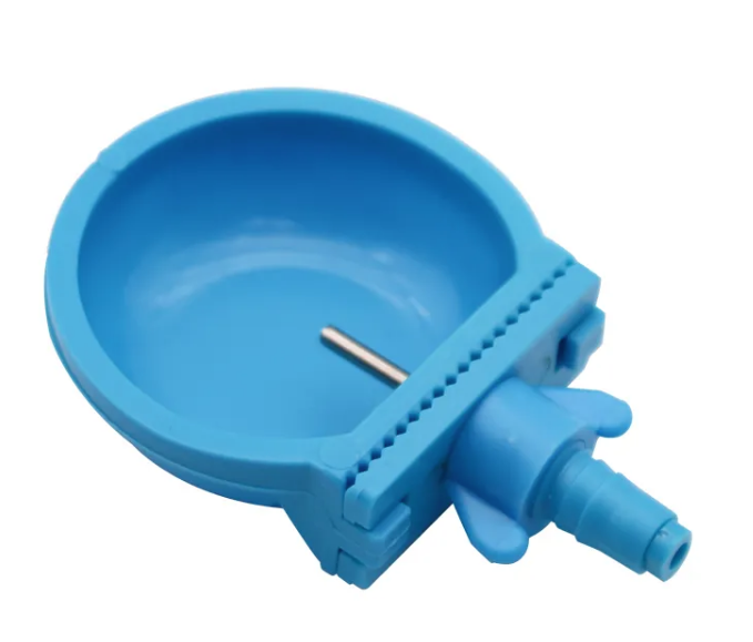 Blue Plastic Automatic Rabbit Water Bowl