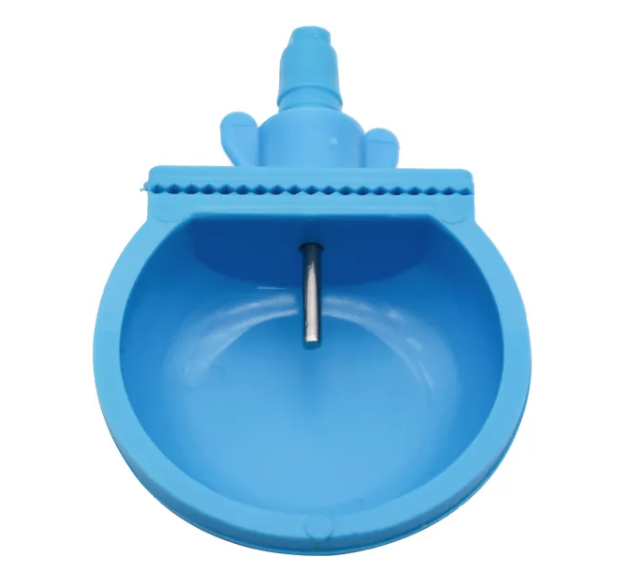 Blue Plastic Automatic Rabbit Water Bowl