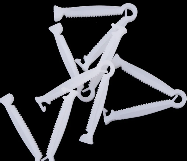 Disposable White Umbilical Clamp for Piglet, Pet, and Livestock Newborns